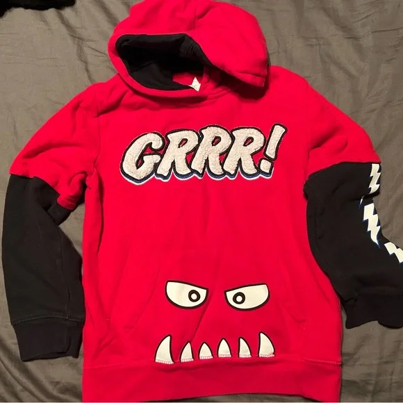 Gray Sweatshirts & Hoodies with Graphic Designs
